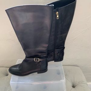 Ann Taylor black riding boots
